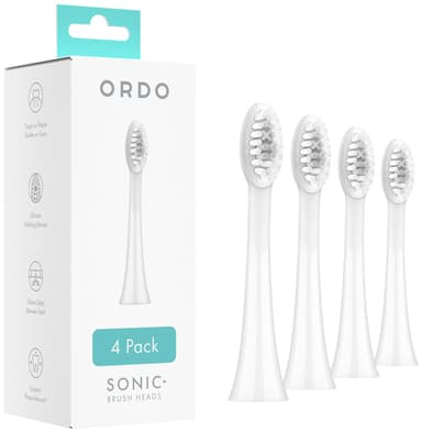 Ordo Sonic+ tannbørstehoder 32378 4-pakning (hvit)