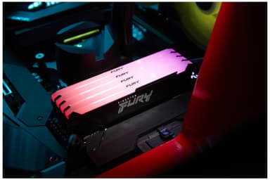 Kingston FURY Beast RGB 64GB DDR4 RAM 3600MT/s CL18 (sort)