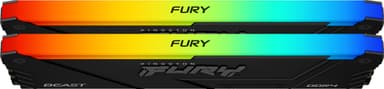 Kingston FURY Beast RGB 64GB DDR4 RAM 3600MT/s CL18 (sort)