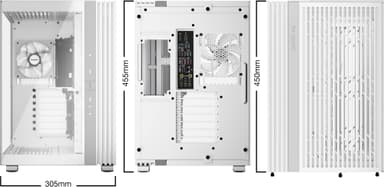 Be quiet! LIGHT BASE 600 FX PC kabinett (hvit)