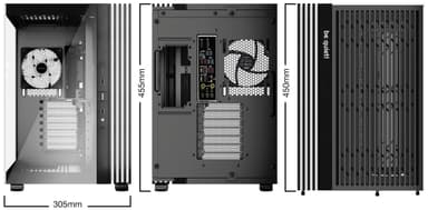 Be quiet! LIGHT BASE 600 FX PC kabinett (sort)