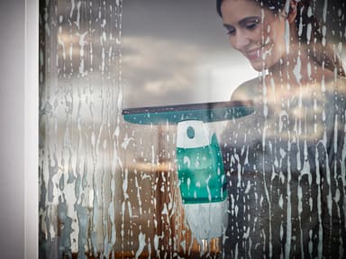 Leifheit Dry&Clean Vinduesvasker m/4 dele grøn