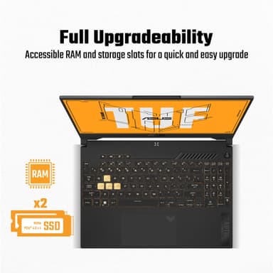 Asus TUF Gaming A15 FA507 R7-7435HS/16/512/RTX4050 15,6" bærbar gaming-PC