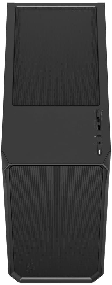 Fractal Focus 2 Black TG Clear Tint PC kabinett