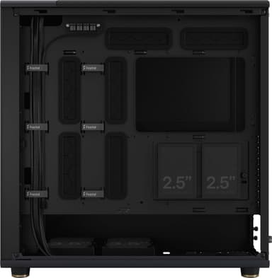 Fractal North XL Charcoal Black TG Dark PC kabinett