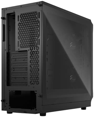 Fractal Focus 2 Black TG Clear Tint PC kabinett