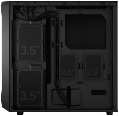 Fractal Focus 2 Black Solid PC kabinett