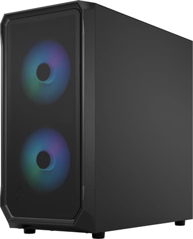 Fractal Focus 2 RGB Black TG Clear Tint PC kabinett