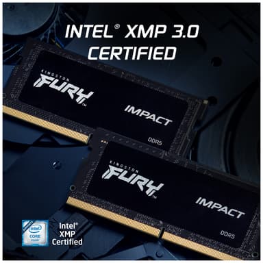 Kingston FURY Impact 32GB DDR5 RAM 5600MT/s CL40 (sort)