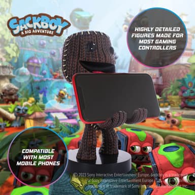 Cable Guys Sackboy mobil/kontrollerholderfigur (Sackboy)