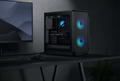 Fractal Focus 2 RGB Black TG Clear Tint PC kabinett