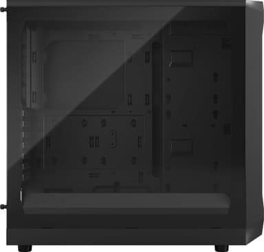 Fractal Focus 2 Black TG Clear Tint PC kabinett