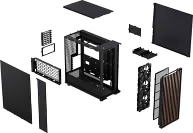 Fractal North XL Charcoal Black PC kabinett