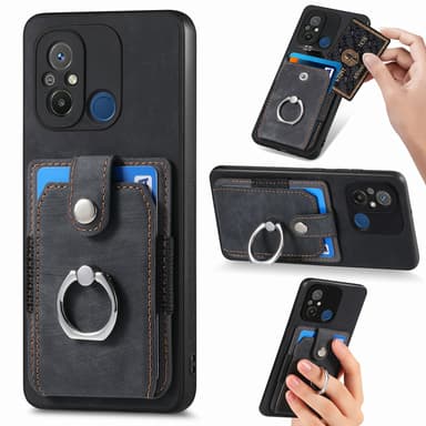 Beskyttende telefonveske i PU-skinn til Redmi Redmi Note 13 Pro+