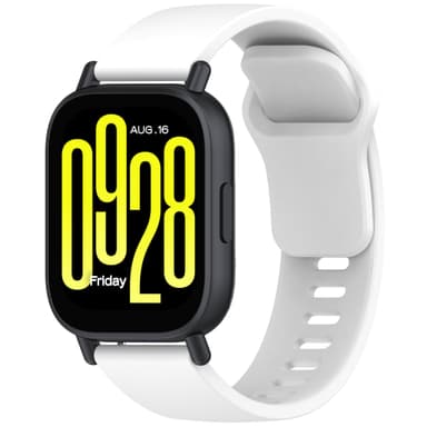 Silikonklokkerem kompatibel med Xiaomi Redmi Watch 5 Active Hvit