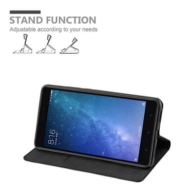 Xiaomi Mi MAX 2 lommebokdeksel case (svart)