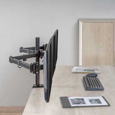 LogiLink Monitorarm trippel 17-27"" 2x658 mm