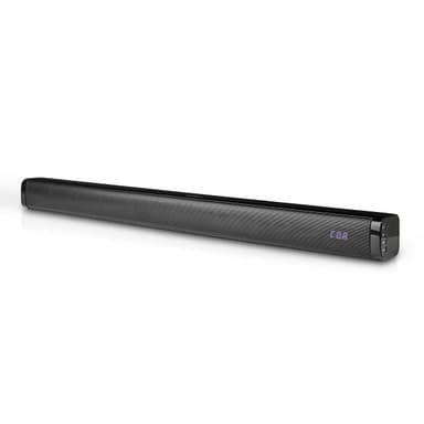 Nedis Soundbar | 2.0 | DSP Program | 40 W | 1 stk. optisk / 1x 3.5 mm / 1x Coax Audio / 1x USB | 1x HDMI (med ARC) | Bluetooth® | Kan monteres | Sort