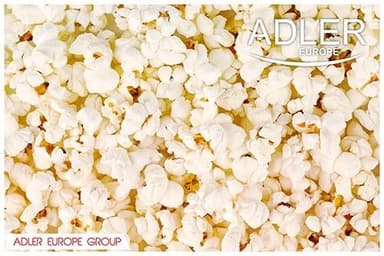 Adler popcornmaskin som ser ut som en fotball