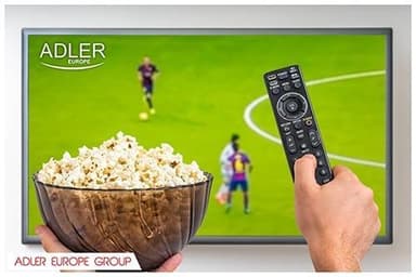 Adler popcornmaskin som ser ut som en fotball