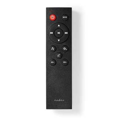 Nedis Soundbar | 2.0 | DSP Program | 40 W | 1 stk. optisk / 1x 3.5 mm / 1x Coax Audio / 1x USB | 1x HDMI (med ARC) | Bluetooth® | Kan monteres | Sort