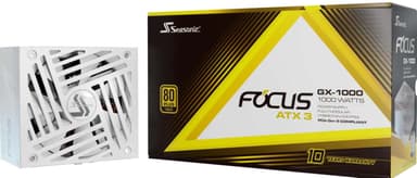 Seasonic FOCUS GX-750 (ATX 3) WHITE 750W strømforsyning