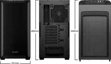 Be quiet! PURE BASE 501 PC kabinett (sort)