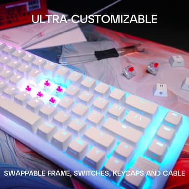 Cherry Xtrfy K5V2 gamingtastatur (hvit)