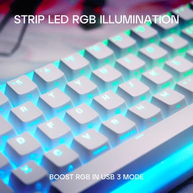 Cherry Xtrfy K5V2 gamingtastatur (hvit)