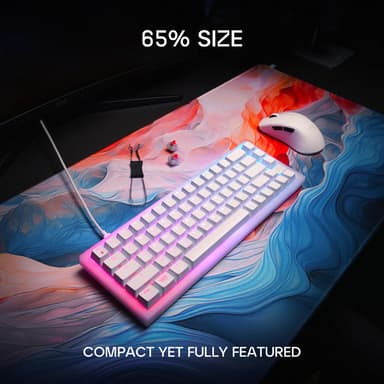 Cherry Xtrfy K5V2 gamingtastatur (hvit)