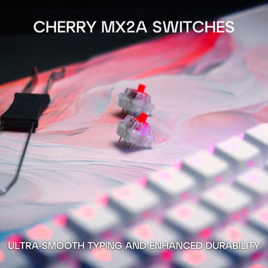 Cherry Xtrfy K5V2 gamingtastatur (hvit)