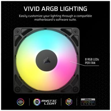Corsair RS120 ARGB 120mm PWM vifte