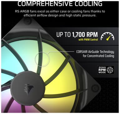 Corsair RS140 ARGB 140mm PWM vifte