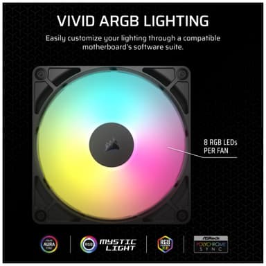 Corsair RS140 ARGB 140mm PWM vifte