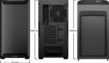 Be quiet! PURE BASE 501 Airflow PC kabinett (sort)