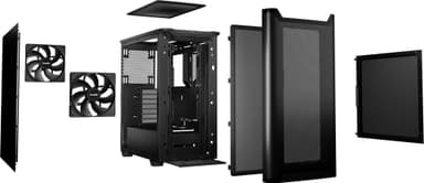Be quiet! PURE BASE 501 Airflow PC kabinett (sort)