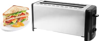 Emerio Brødrister 4 skiver Rustfri TO-127549