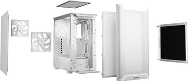 Be quiet! PURE BASE 501 Airflow PC kabinett (hvit)