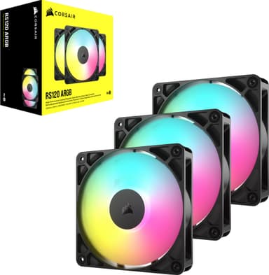 Corsair RS120 ARGB 120mm PWM vifte (3-pakning)