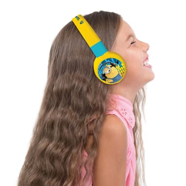 Minions 2 i 1 Bluetooth® og Kablede Hodetelefoner