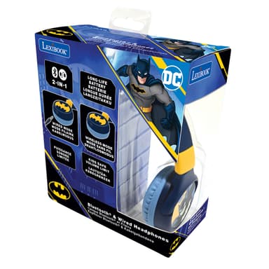Batman 2 i 1 Bluetooth® og Kablede Hodetelefoner
