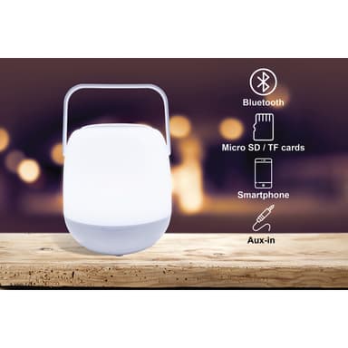 Decotech Fargerik Luminøs Bærbar Høyttaler