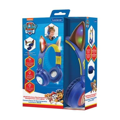 Paw Patrol Bluetooth hodetelefoner med lys