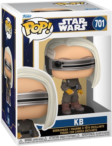 Funko Pop! Star Wars: Skeleton Crew - KB Sammlerfigur, Ca. 10 Cm Vinyl, Offizielles Merchandise