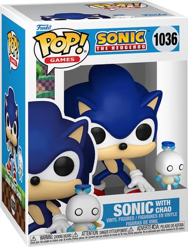 Funko POP P&B actionfigur (Sonic w/Chao)