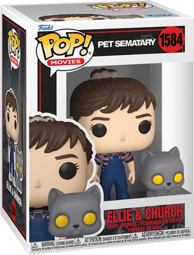 Funko POP Pet Sematary actionfigur (Ellie & Church)