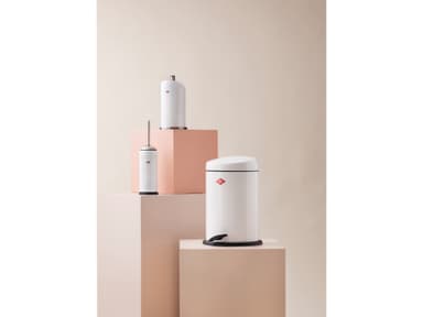 Wesco Toalettbørste Dia 10,7 x 40,6 cm Matt hvit