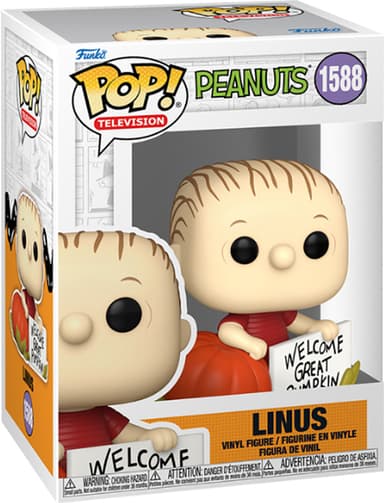 Funko POP Peanuts actionfigur (Linus w. pumpkin)