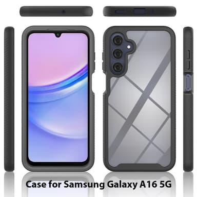 Til Samsung Galaxy A16 PC+TPU-deksel med støtsikker telefonveske