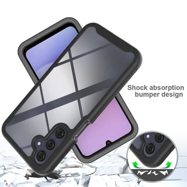 Til Samsung Galaxy A16 PC+TPU-deksel med støtsikker telefonveske